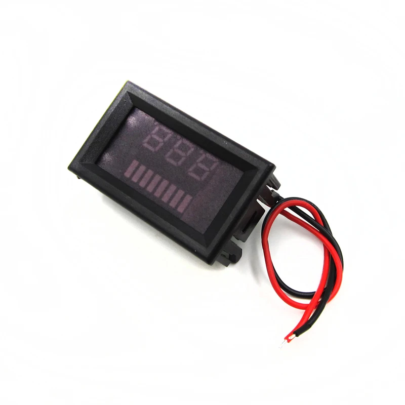 12 В свинцово-кислотная батарея мощность ёмкость светодиодный индикатор цифровой вольтметр тестер измерители напряжения электрические инструменты