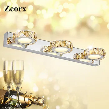 

ZEORX 6/12/18inch LED Mirror Lights wall lamp Bathroom bedroom headboard wall sconce lampe deco Anti-fog espelho banheiro