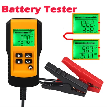 

12V Automotive Vehicle Battery Tester LCD Digital Battery Test Analyzer Diagnostic Tool Internal Resistance CCA Voltage Test