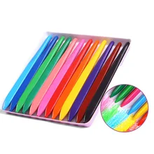 Moda 36 cores lápis de coloração triangular seguro não tóxico triangular para estudantes crianças em88