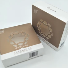 Матовое ламинирование Высокое качество на заказ полный цвет прозрачное окно мыльная бумага упаковочные коробки- PX1009