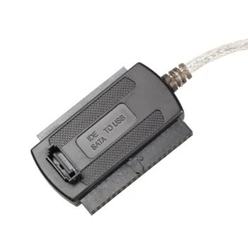 

USB 2.0 to IDE SATA 5.25 S-ATA 2.5/3.5 Inch Hard Disk Adapter Cable for PC Laptop @M23