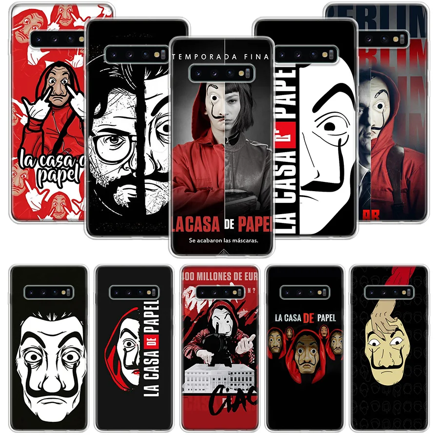 Чехол La Casa De Papel Tv для Samsung Galaxy S20 Ultra Note 10 9 8 S10E S9 S8 J4 J6 J8 Plus + Pro S7 S6 мягкий чехол