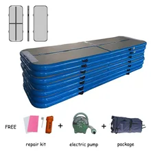 6 м* 1 м* 20 см надувная воздушная дорожка гимнастический коврик для йоги для домашнего использования оборудование для фитнеса тренажерный зал коврики для тренировок матрасы