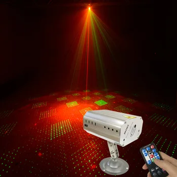 

Voice Control Music Rhythm Flash Light DJ Disco Stage Light LED Laser Projector Stage Dancing Party Lights Stage Effect Lighting