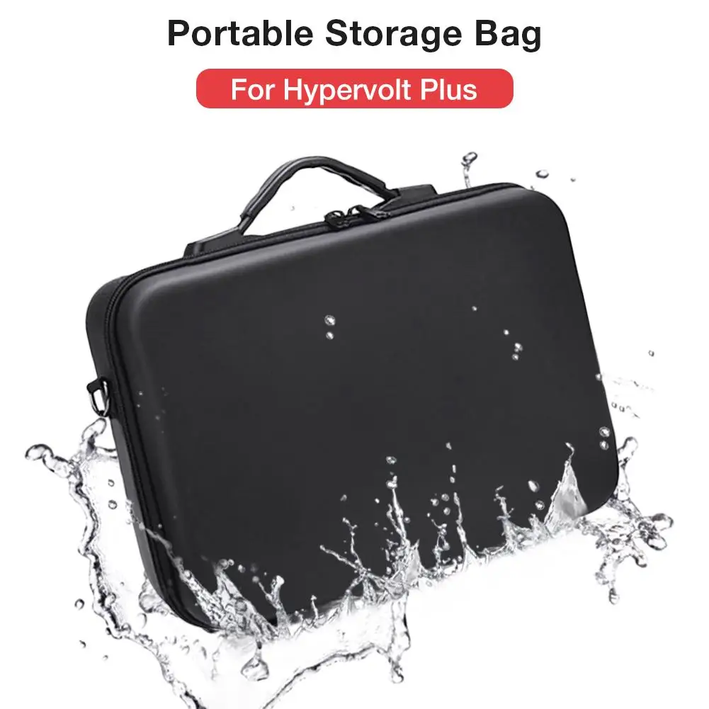 

Handheld Carrying Case PU Handbag Waterproof Shockproof Dust-proof Storage Bag 5 Slots With Strap For Hypervolt Plus Massager