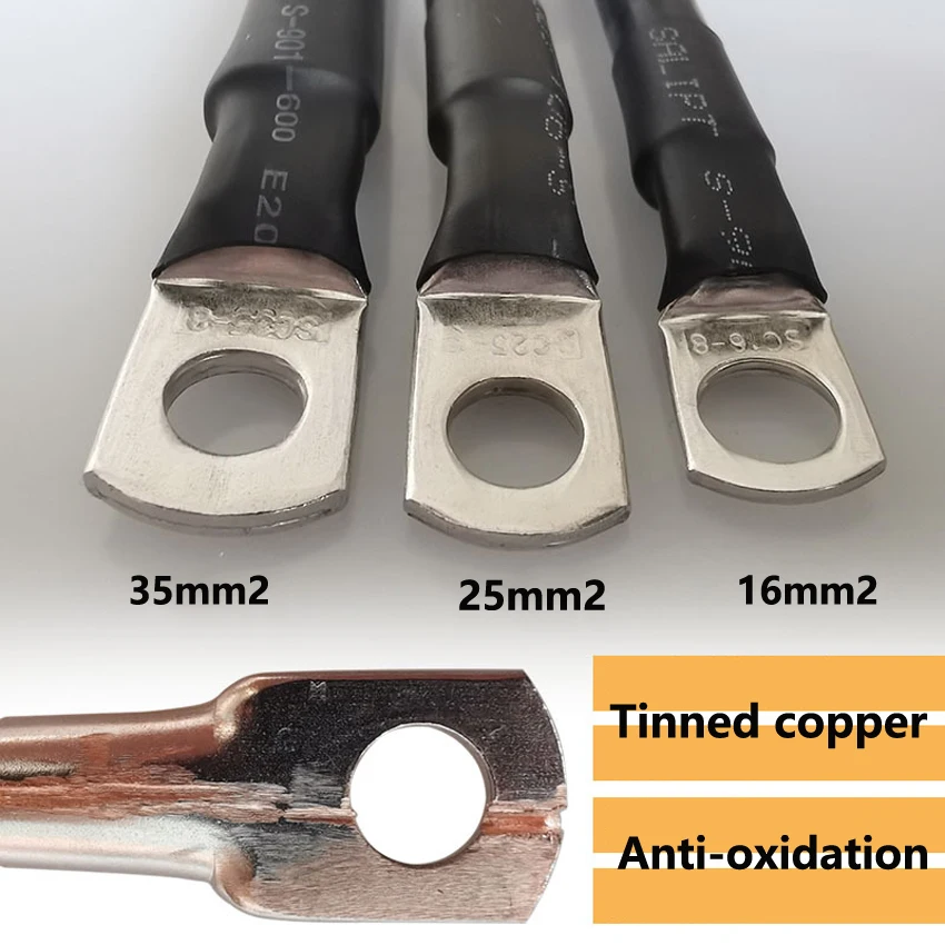 Câble De Batterie EXODA 200cm Câble D'alimentation En Cuivre 10 Mm²