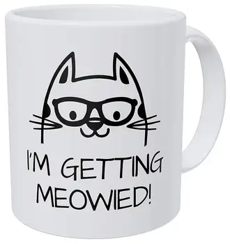 

Cat I'm Getting Married Meowied 11 Ounces Funny Coffee Mug