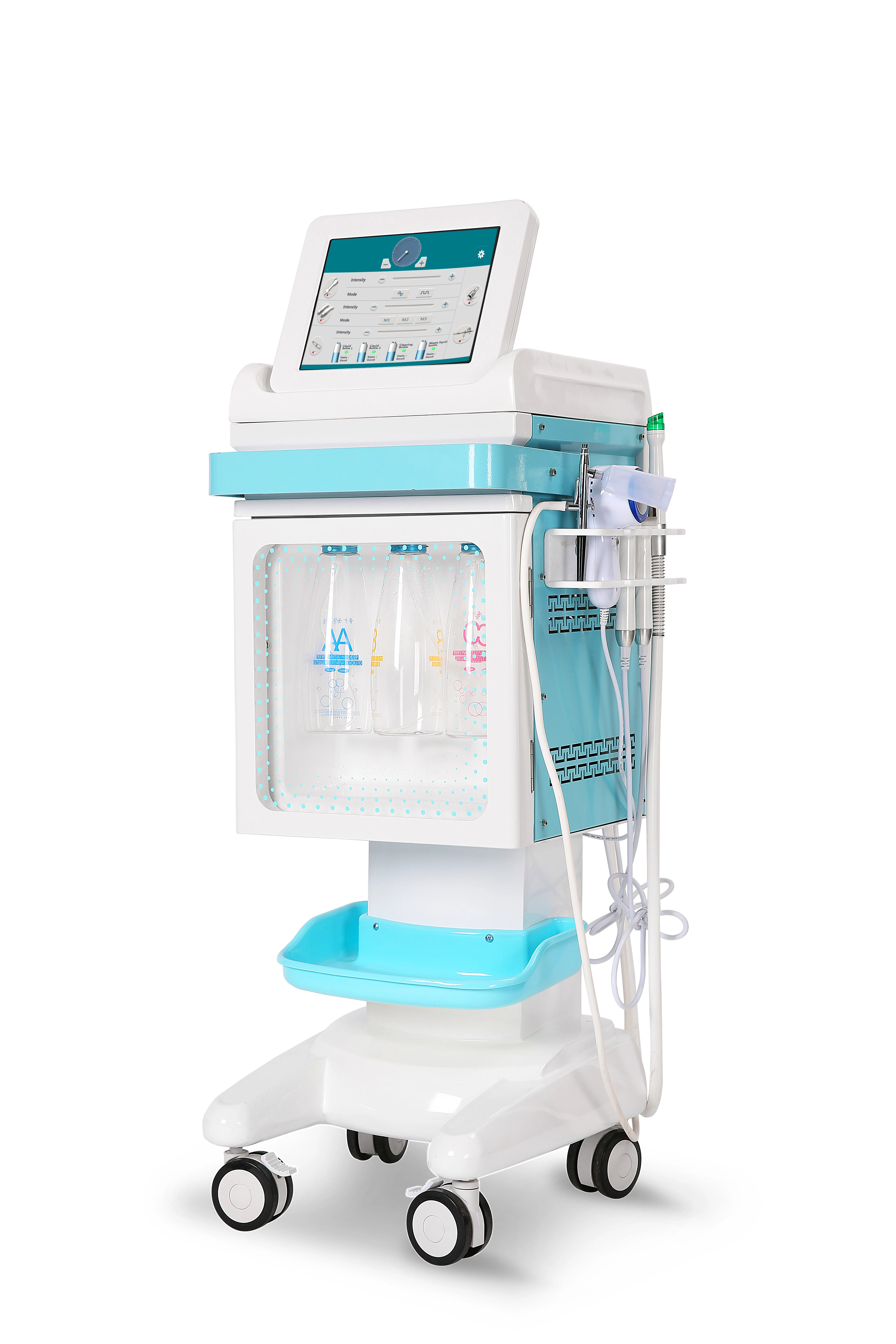Новые технологии aquapiling глубокая чистая вода и лицевая кислородная струя hydrafacial машина для очистки воды