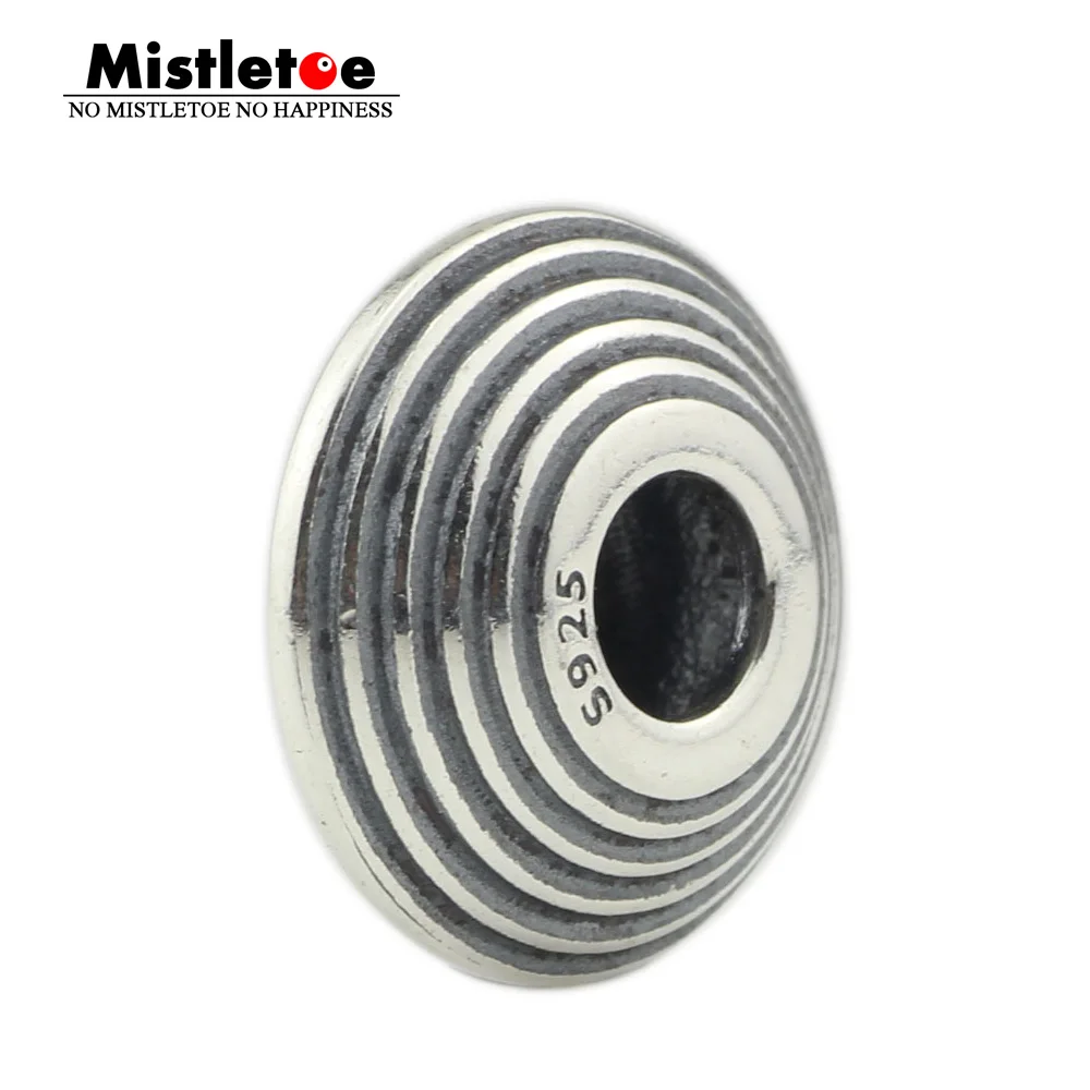 

Mistletoe 925 Sterling Silver Maya Stopper Spacer Charm Bead European Jewelry