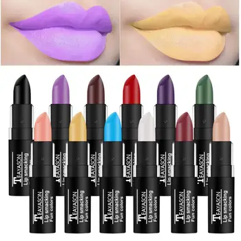 

12 Color Sexy Red Lipstick Nude Matte Lip Stick Lasting Moisturizing Lip Balm Waterproof No Stick Cup Lip Glaze Lip Cosmetics