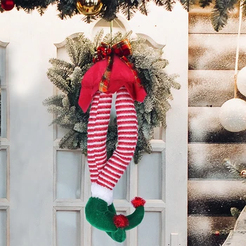 

Fowecelt Christmas Home Decor New Year Goods 2021 Christmas Tree Table Door Window Ornaments Decor Elf On The Shelf Xmas Gift