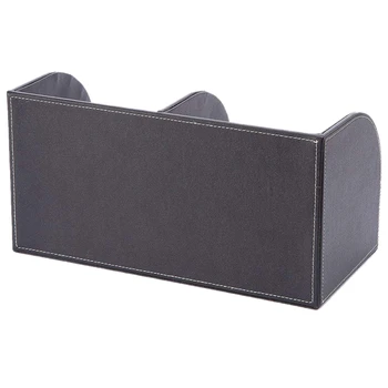 

Large Pen Holder Multifunctional PU Leather Office Desk Organizer Desktop Stationery Storage Box Pen Holder Supplies Organizer