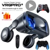 3D VR Headset Smart Virtual Reality Glasses Helmet for Smartphones Phone Lenses with Controllers Headphones 7 Inches Binoculars ► Photo 1/6