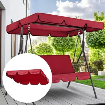 

Summer Waterproof Top Cover Canopy Replacement for Garden Courtyard Outdoor Swing Chair Hammock Canopy Swing Chair Awning