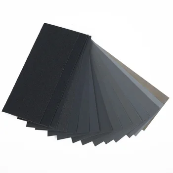 

15Pieces 57*140mm Wet And Dry Sand Paper 150-7000 Grit For Polishing Metal Wood Products Car Repair Silicon Carbide Sandpaper