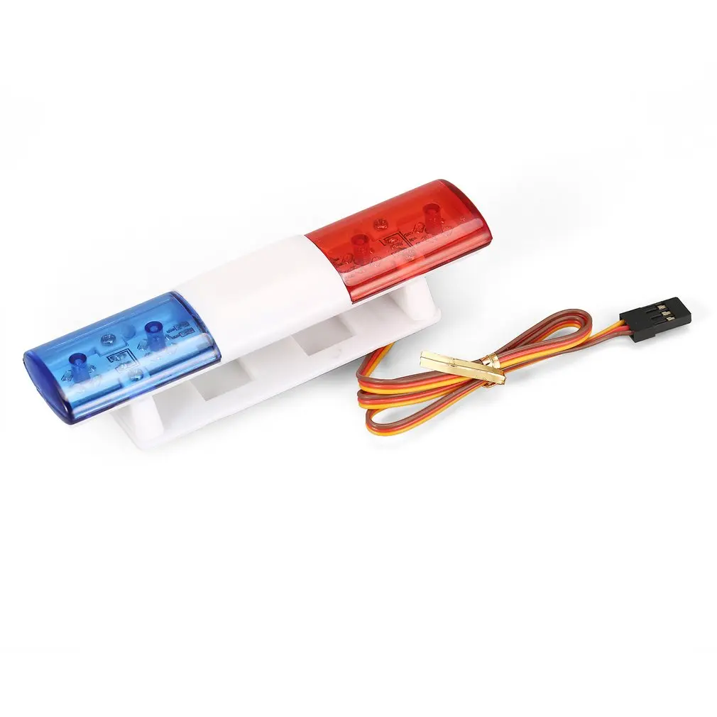 

RC Car Parts Led Police Flash Light Alarming Light Lamp for 1/10 1/8 HSP Traxxas TAMIYA CC01 Axial SCX10 D90 RC Model Car Hobby