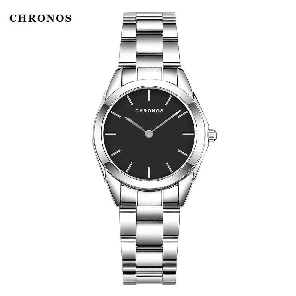 Часы CHRONOS женские с японским механизмом простые водонепроницаемые наручные часы