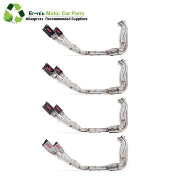 

Free Shipping Z1000 Z1 Ninja1000 2010-2016 Motorcycle Full Exhaust System Muffler Escape Modified Middle Link Pipe
