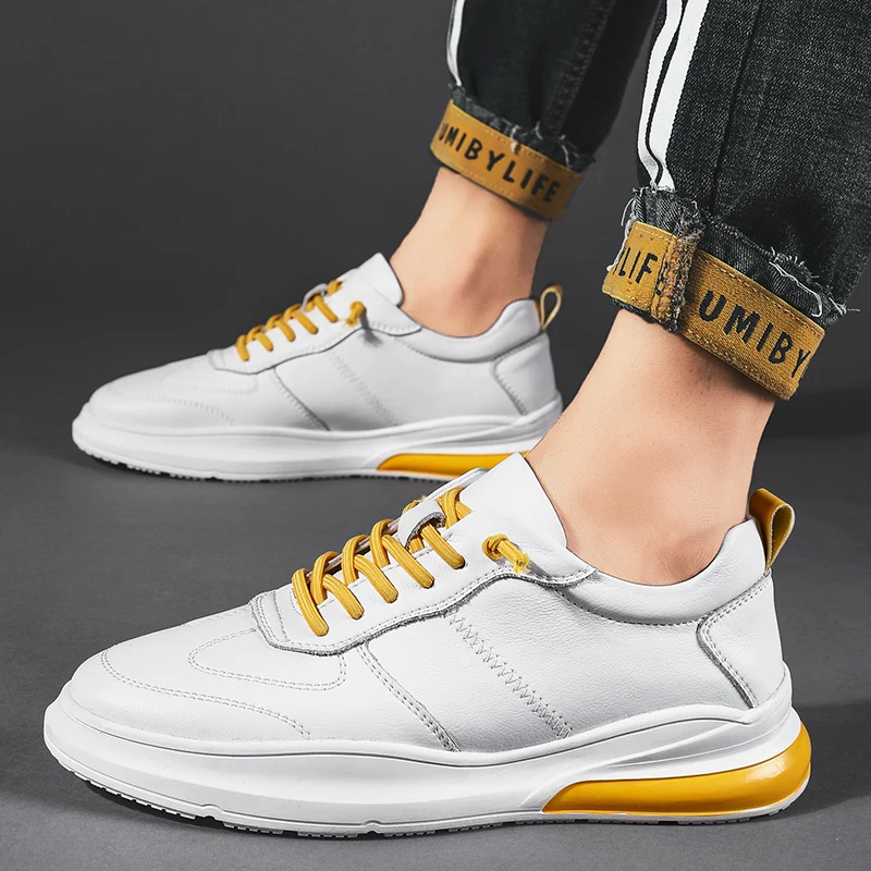 

Best Selling Leather Shoe Men Anti Slip Casual Shoes Men Good Quality Young Boy Casual Shoes Brand Fashion Shoes Men Spring