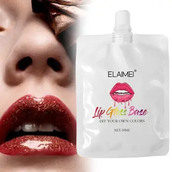 

50ml Clear Lip Gloss Base Oil Long Lasting Moisturizing Waterproof Lipstick Lip Balm Lip Glaze Smooth Care Cosmetic