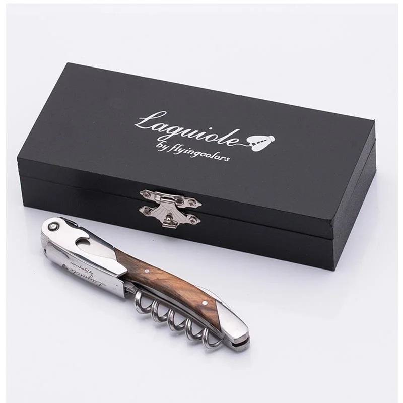 olive wood wine opener