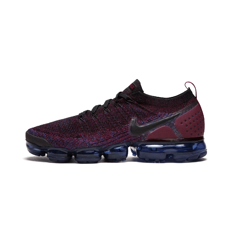 Оригинальные подлинные мужские кроссовки для бега Nike Air Vapormax Flyknit 2,0, легкие дышащие кроссовки для фитнеса с амортизацией - Цвет: 942842-006