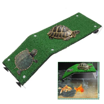 

Climbing Ladder Turtle Platform Floating Suction Cup Reptile Basking Terrace Tortoise Habitat Rest Fish Tank Drying Decoration