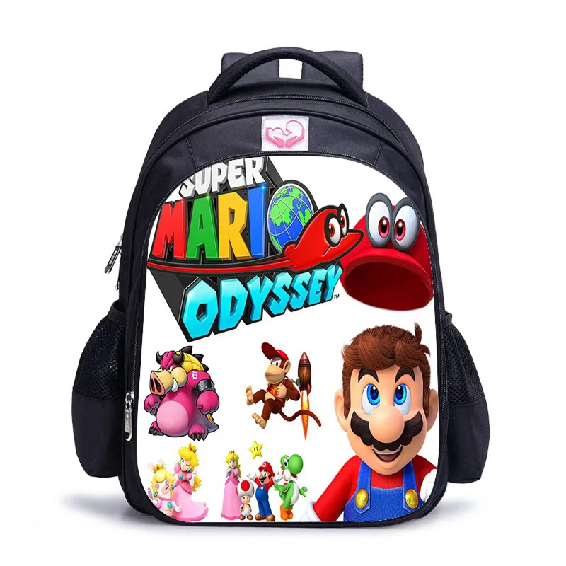 Sac Dos 16 дюймов Аниме Mochila Super Mario рюкзаки для школы подростков девочек путешествия застегивающиеся на молнию школьные сумки Kpop 3D печать книжная сумка
