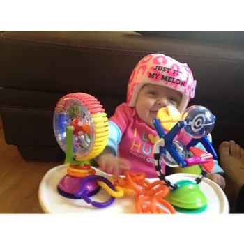 

Interactive Toys Three-color Model Rotating Stroller Dining Chair Educational Toy Suction Cup Educational Toys for Toddlers