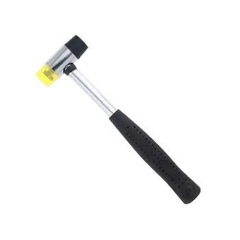 

No Elasticity Dead Blow Rubber Hammer Mallet Double-faced Shock Absorbing with A Steel Handle Auto Truck Dent Removal Kit