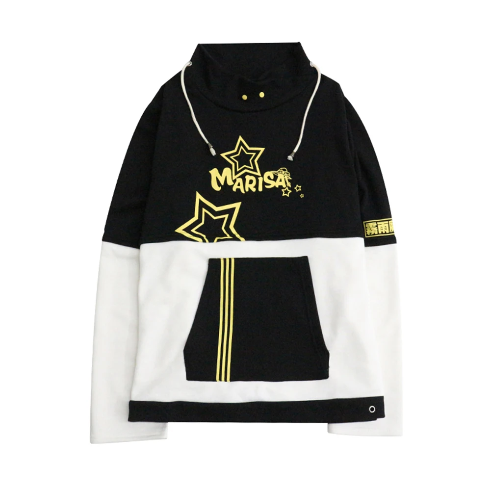 

Brdwn Touhou Project Unisex Kirisame Marisa Cosplay Hoodie Pullover Coat Jackets Hooded Tops