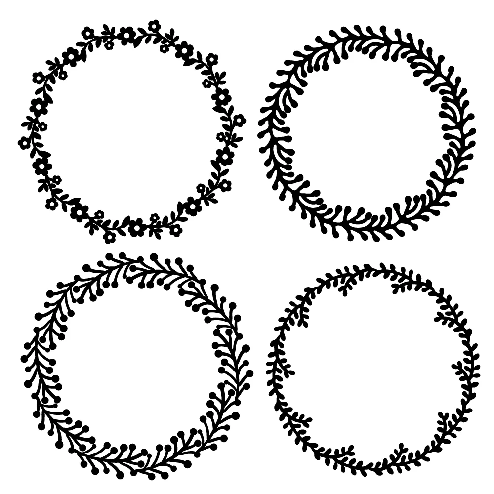 

Eastshape Metal Cutting Dies Christmas Wreath Stencils for Scrapbooking DIY Photo Album Paper Card Decorative Craft Embossing