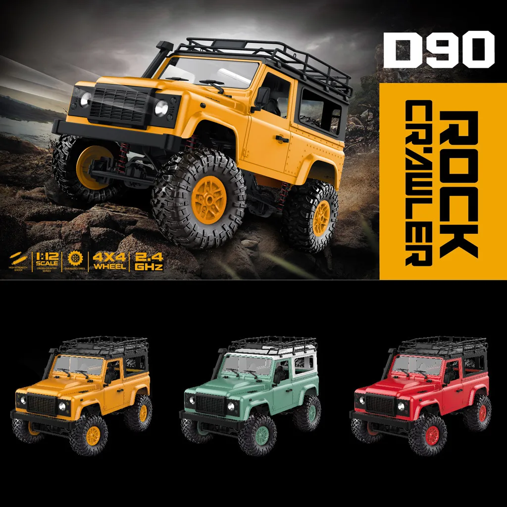 Передний светодиодный светильник 1:12 4WD RC автомобиль внедорожник военный Рок