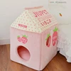 Strawberry Milk Banana Milk Cat Bed Cat House 6