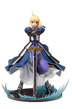 

23cm Fate/stay Night Anime Action Figure UBW King of Knights Saber Altria Pendragon Blade Ver PVC Model Collection 1/7scale Toy