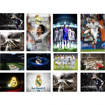 

Real Madrid Club de Fútbol DIY Secoor Diamond Embroidery Cross Stitch 5D Diamond Painting Full Drill Mosaic Handicraft Art Gift