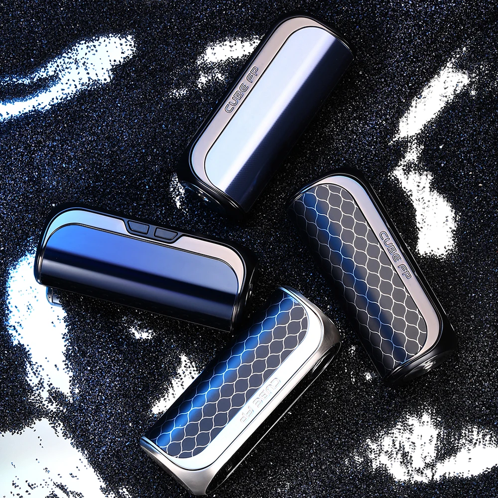 Оригинал OBS Cube FP 80 Вт VW Box MOD макс. Выход Система отпечатков пальцев 3D стеклянная