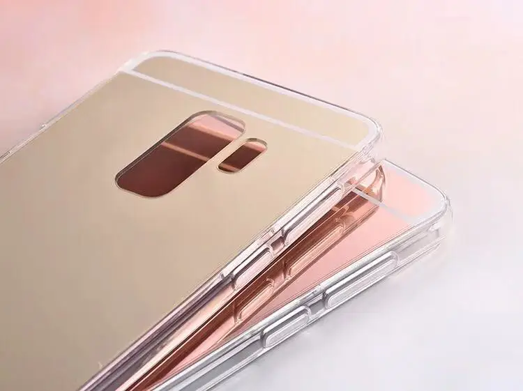 50 шт. Роскошные зеркальные силиконовые чехлы для телефонов samsung S10 S10e S9 S8 Plus Galaxy Note 8 9 10 plus чехлы для телефонов