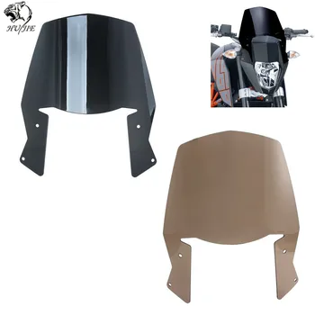 

Motorcycle Windscreen Windshield Protector for KTM Duke 690 Enduro R 2012 2013 2014 2015 2016 2017 2018 Smoke Black Windproof