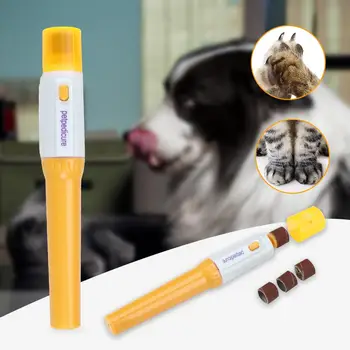 

Pet Electric Nail Polisher Portable Manicures Pets Scissors Nail Care Low Noise Safety Cutter Grooming Claw Grinder