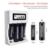 Palo 12pcs AAA 1.2V NI-MH 1100mah AAA 3a Rechargeable Battery aaa Batteries rechargeable ni-mh batteries battery rechargeable ► Photo 3/6