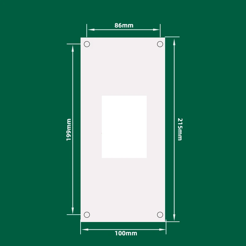 One Sheet 0.25mm Thick Pad Printing Machine Seel Plate Making Ink Blank Logo Design Customized Oil Cup with Shipping Cost Fee
