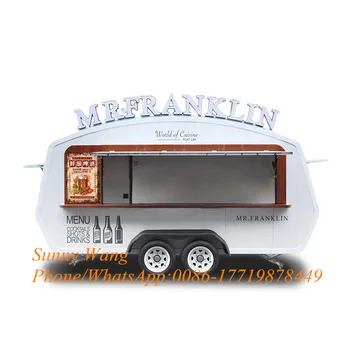 

New Arrival Outdoor Mobile Food Trailer/ Street Mobile Food Cart/ China Factory Mobile Food Truck For Sale