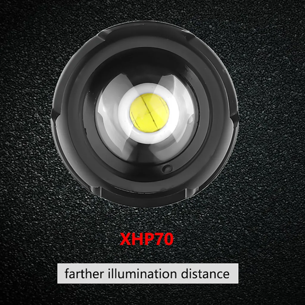 Аксессуары для велосипеда из алюминиевого сплава XHP70 мощный светодиодный фонарик usb зарядка с зарядным дисплеем фонарик для велосипеда