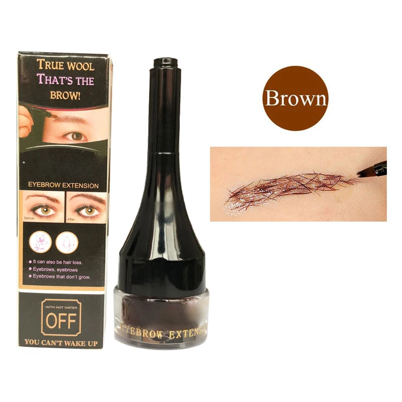 Waterproof Eyebrow Extension Cream 4D Gel Tint Pen Hair Fiber Enhancer Brush MH88 Waterproof Eyebrow Extension Cream 4D Gel Tint Pen Hair Fiber Enhancer Brush MH88