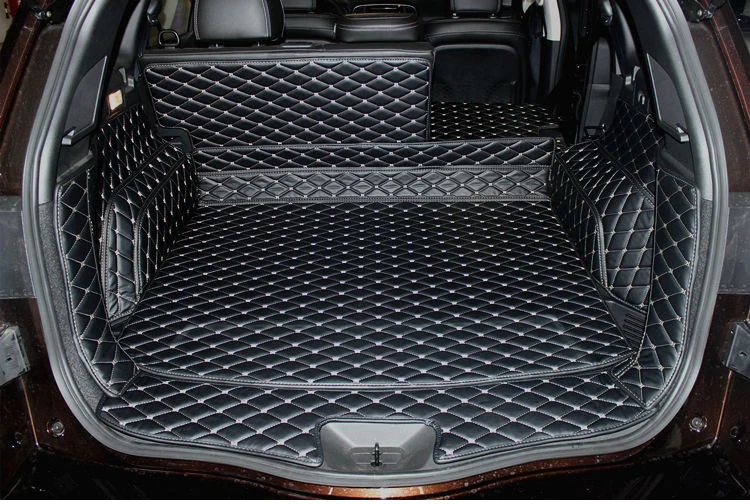 Коврик для багажника из волоконной кожи renault koleos 2016 2017 2018 2019 Samsung QM6 автомобильные