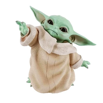 8CM/16CM/ Star Wars de Yoda bebé Figuras de acción de juguete Yoda juguetes Yoda maestro Figuras muñecas de juguete de felpa para los niños