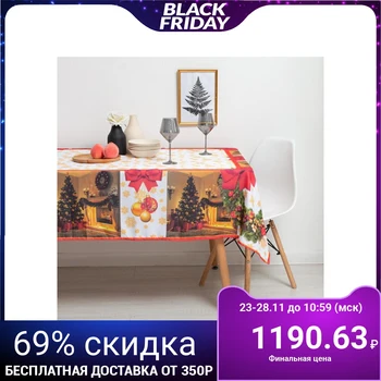 

Tablecloth Christmas by the fireplace 150x220 cm, polyester gabardine 100%, 150g / m2 5233140
