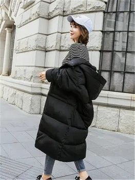 

2019 new winter Women long coat winter jacket women hooded long coat Women's plus size Thick warm womens jackets YM-A18